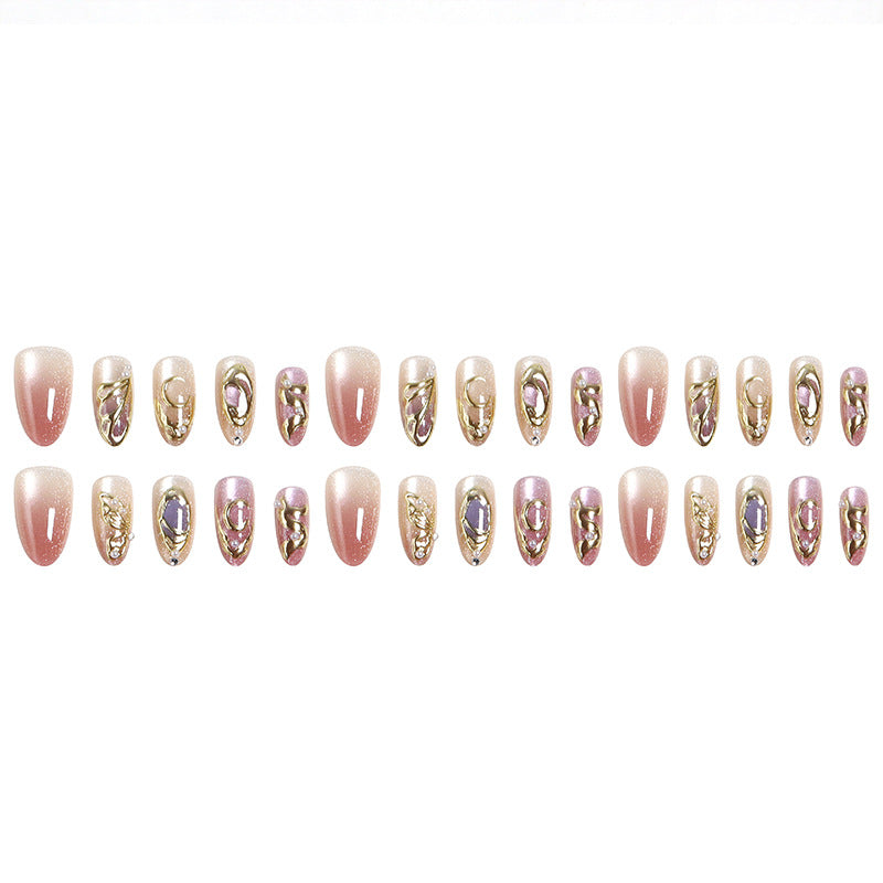 Artful nail set with floral accents Kalsten