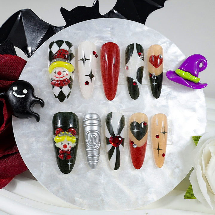 Art Nail Set with Creative Carnival Motifs Kalsten