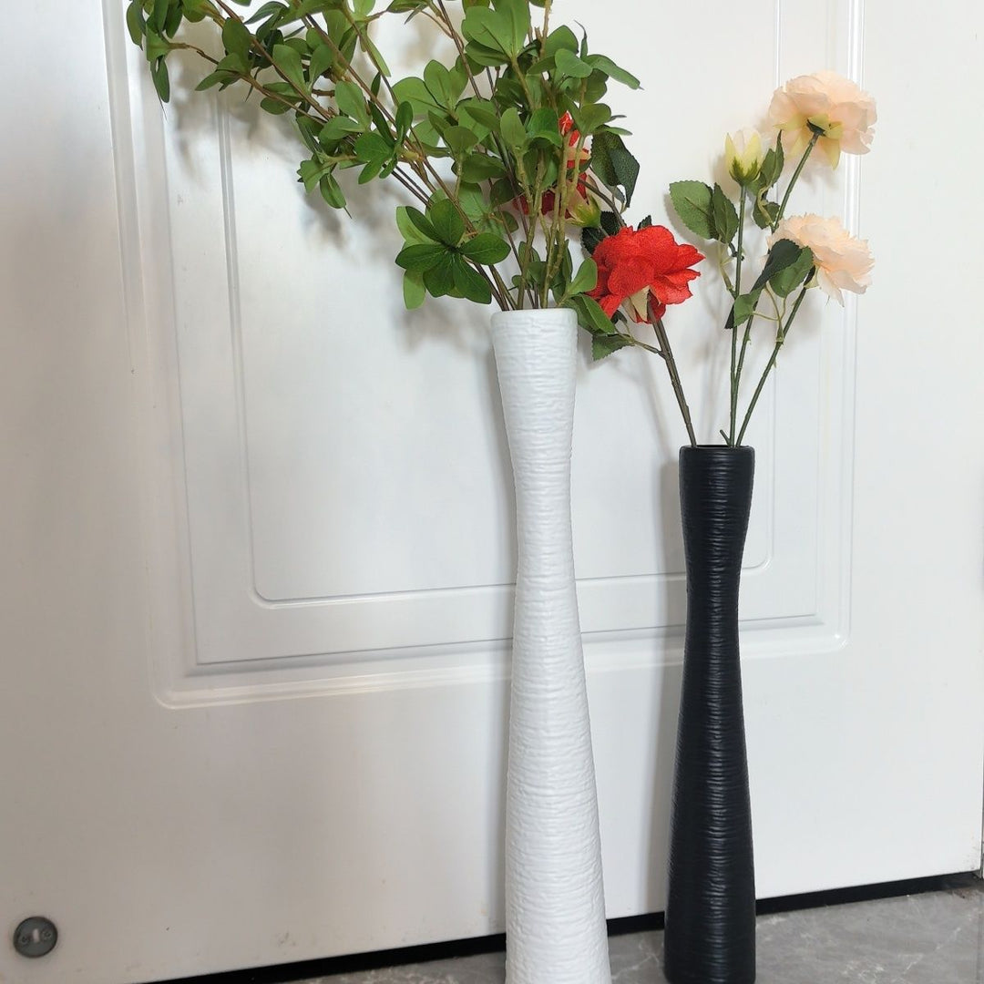 Textured Tall Decorative Vase Kalsten