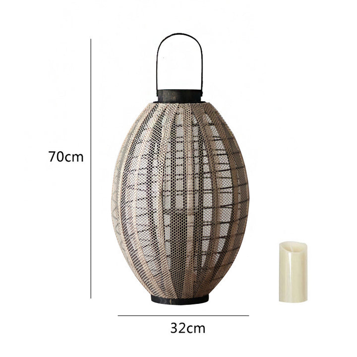Elegant lantern with metal grid Kalsten