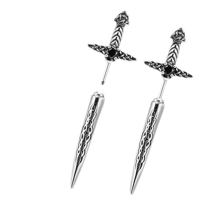 Gothic Sword-Shaped Earrings Kalsten