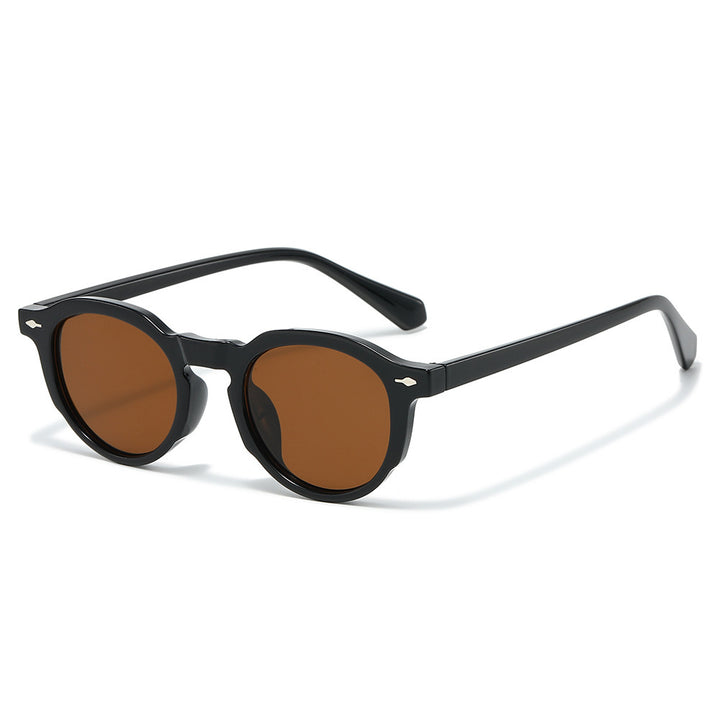 Stylish Retro Oval Frame Sunglasses Kalsten