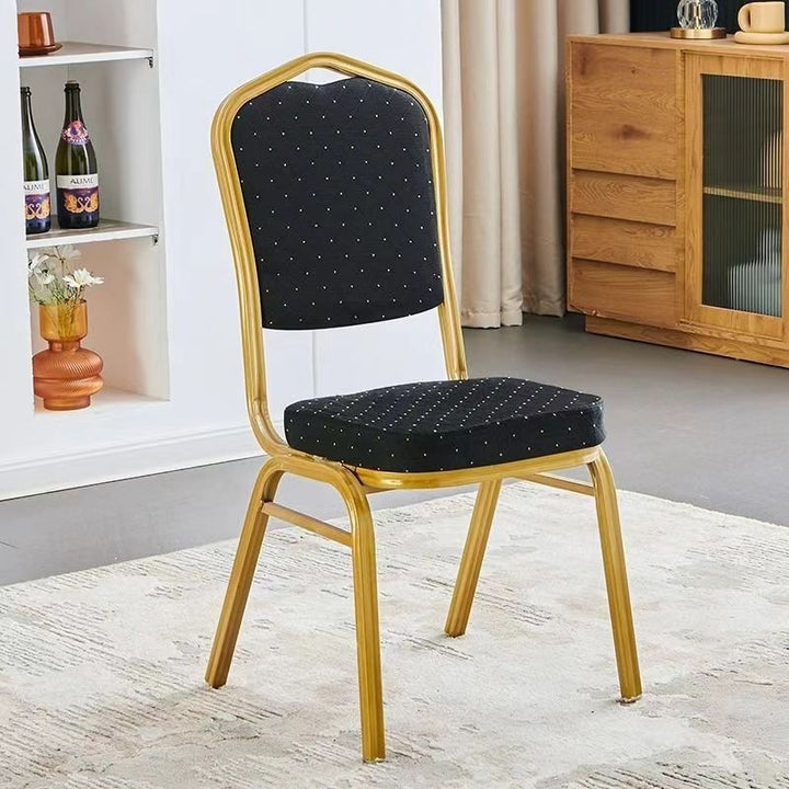 Elegant Upholstered Dining Chair with Gold Frame Kalsten