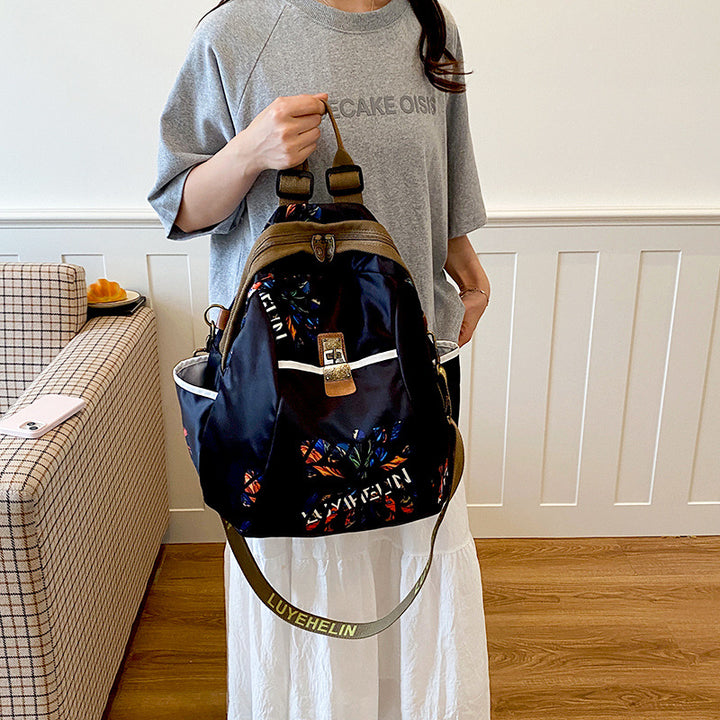 Artistic Floral Drawstring Backpack Kalsten