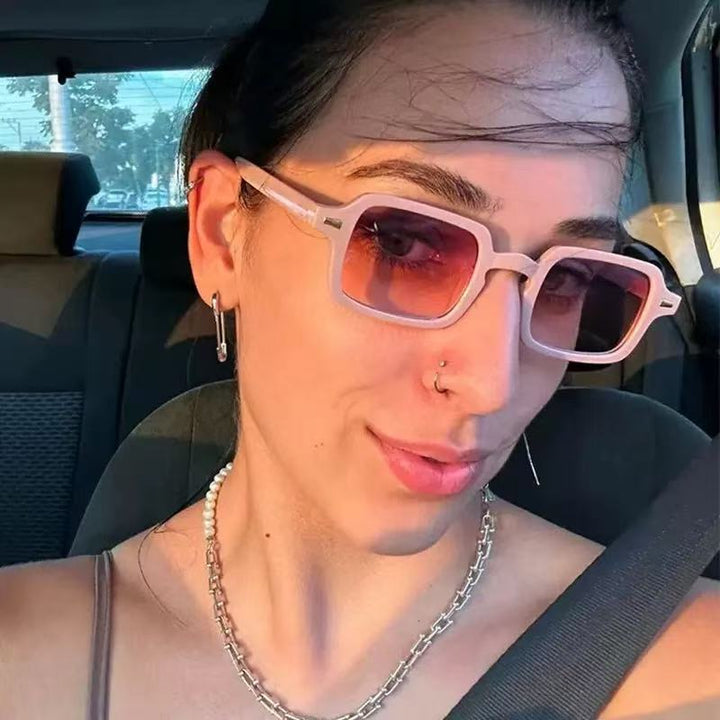 Vintage Inspired Square Frame Sunglasses Kalsten