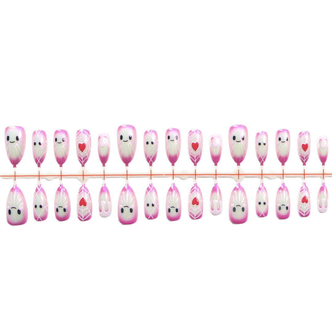 Whimsical Character Press-On Nail Art Set Kalsten