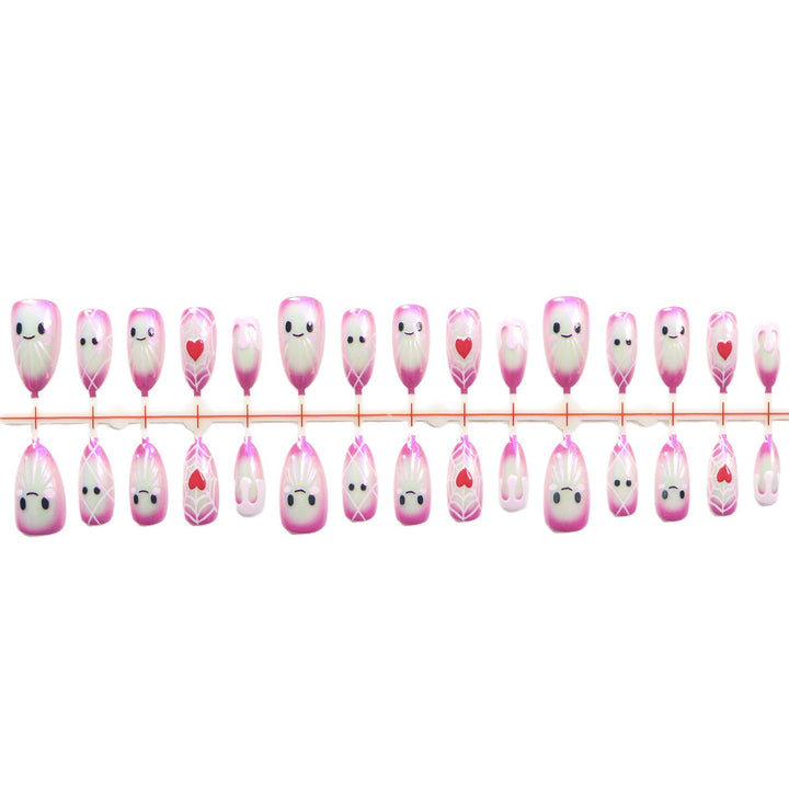 Whimsical Character Press-On Nail Art Set Kalsten