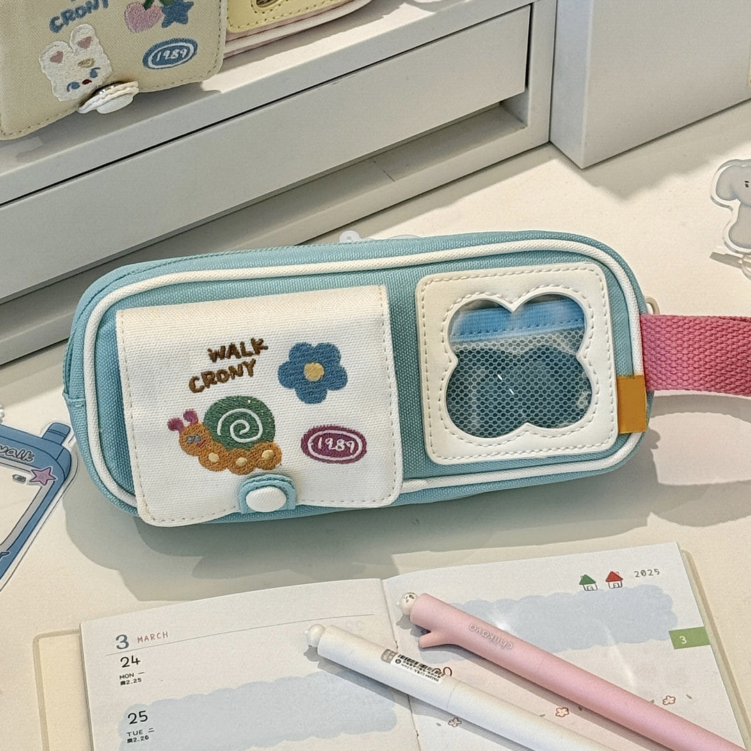 Multifunctional Cartoon-Themed Pencil Organizer