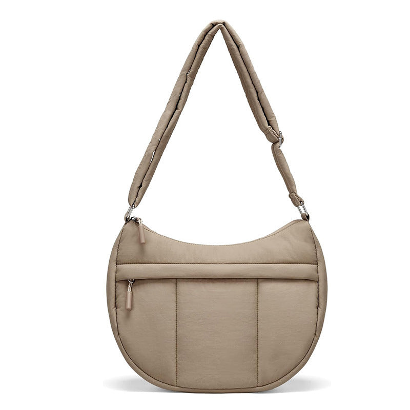 Fashionable shoulder bag with padded shoulder strap and multiple compartments Kalsten