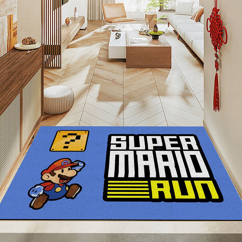 Cartoon Golf-Themed Area Rug