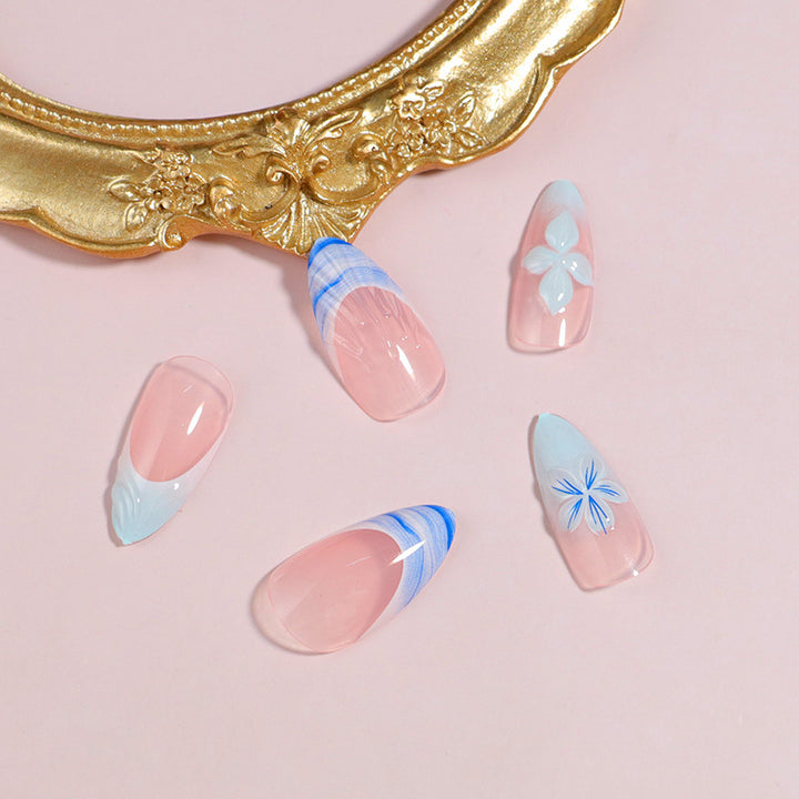 Premium Press-On Nail Set with Decorative Accents Kalsten
