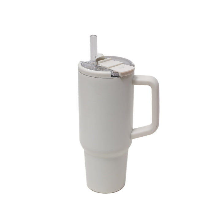 Women's insulated cup with handle and straw Kalsten