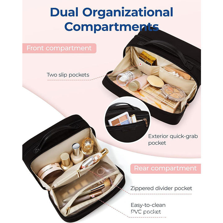 Makeup Organizer bag with Removable Compartments Kalsten