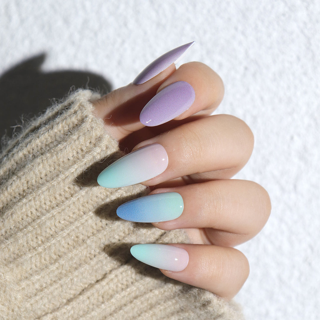 Ombre Gradient Ballerina Press-On Nails Kalsten