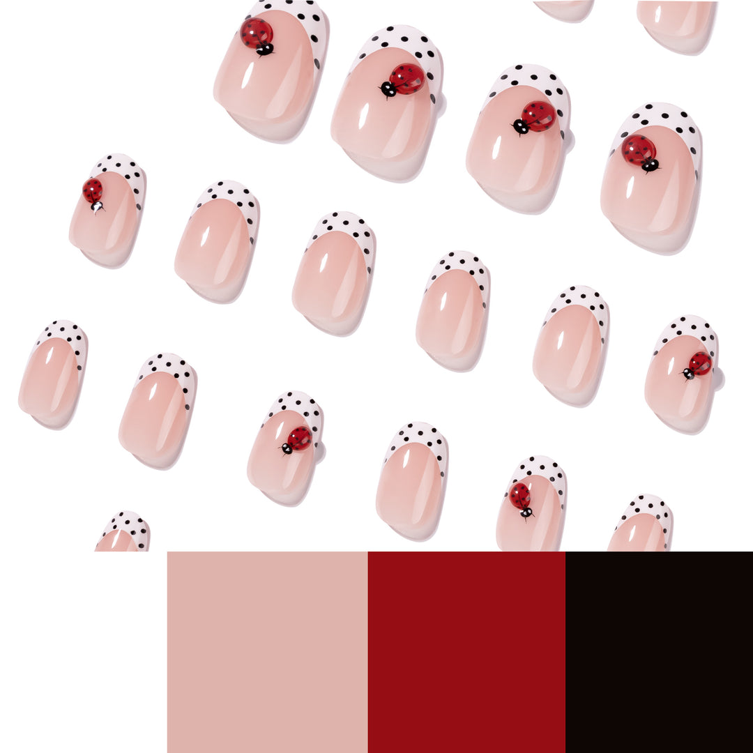 Creative Nail Art with Ladybug Design Kalsten
