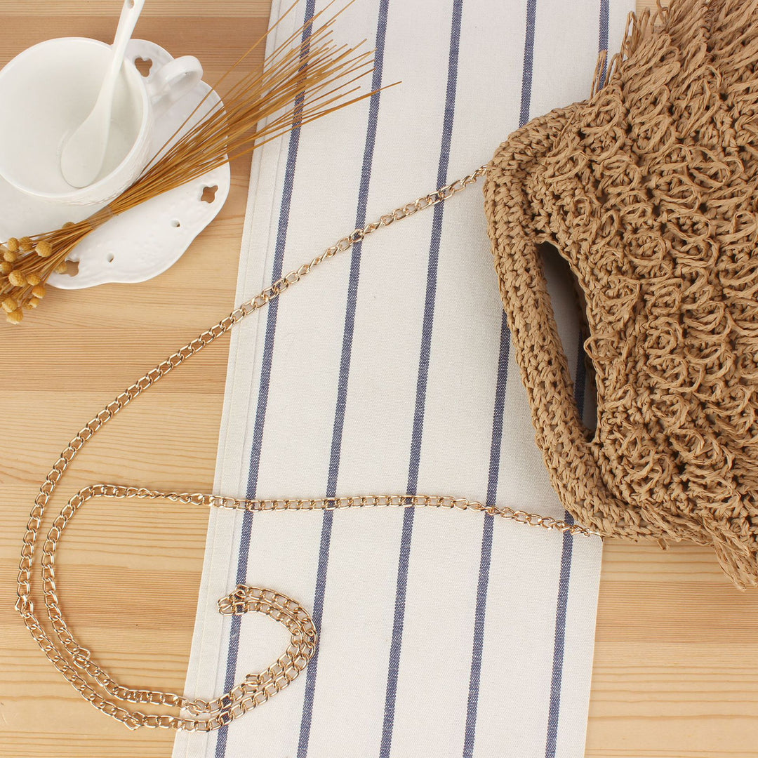 Designer handbag with intertwined macramé structure Kalsten