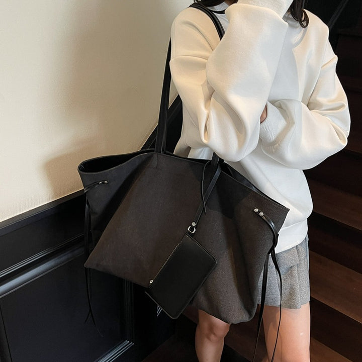 Spacious Canvas Tote Bag Kalsten