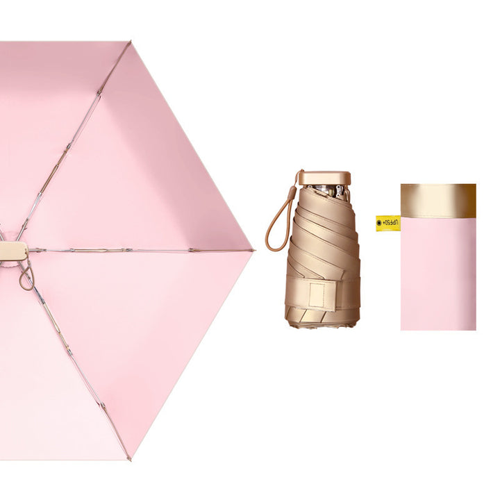 Ladies compact foldable umbrella with innovative folding mechanism Kalsten