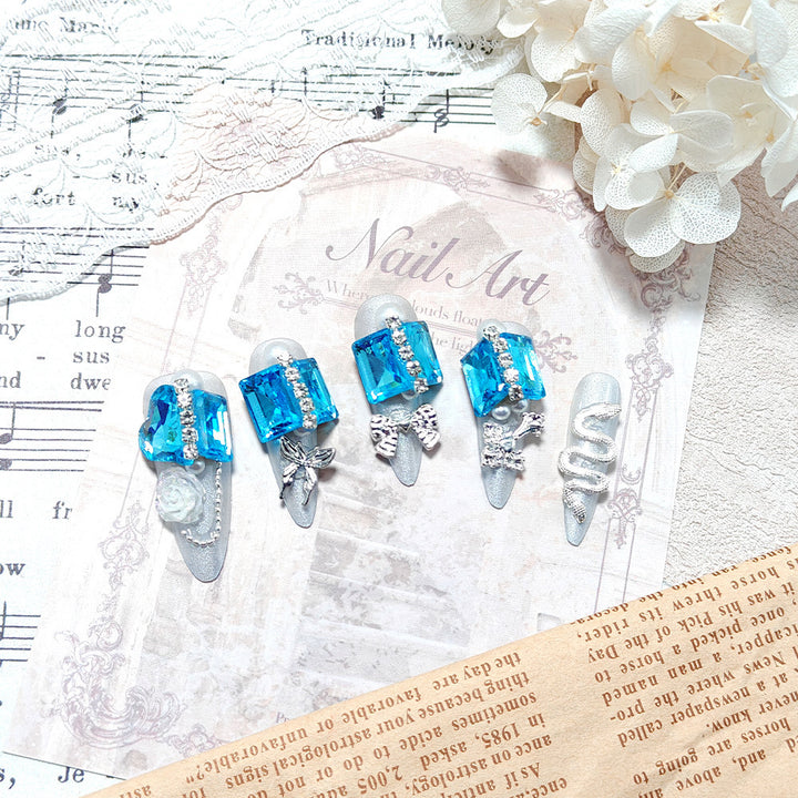 Nail Art Set with Glamorous Decorations Kalsten