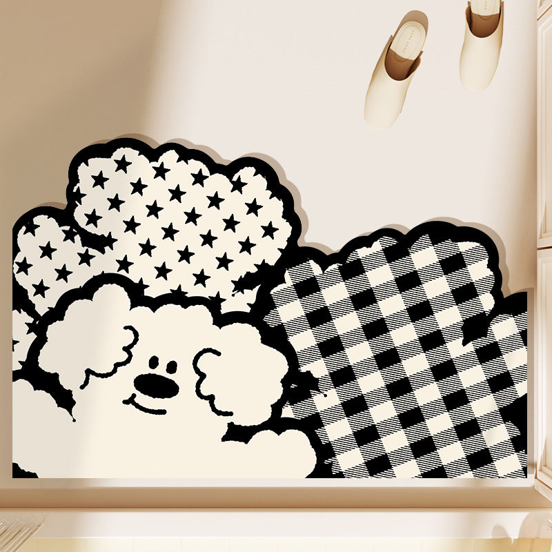 Cute Cartoon Bunny Decorative Doormat Kalsten