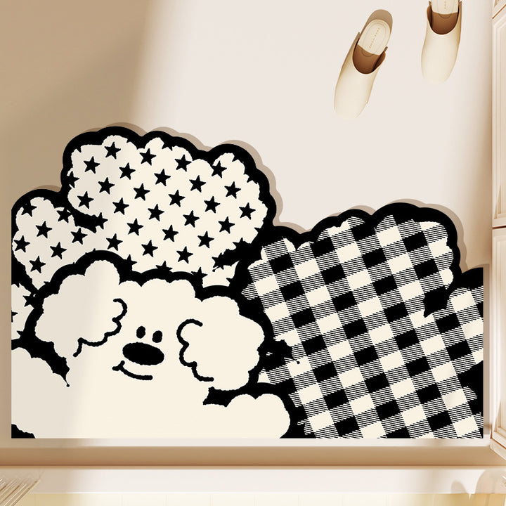 Cute Cartoon Bunny Decorative Doormat Kalsten