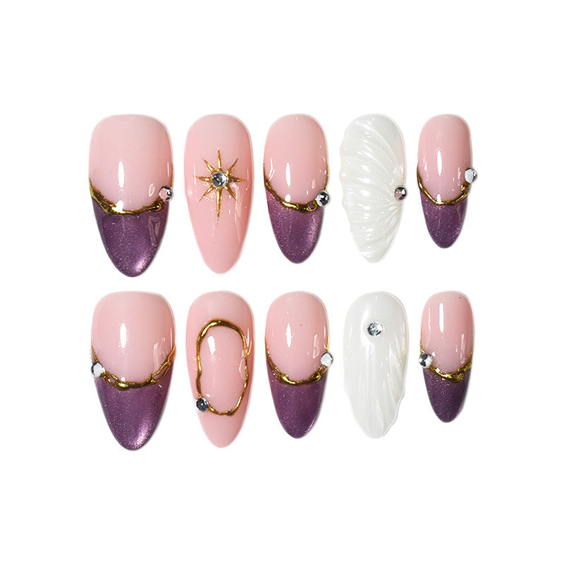Elegant Sculptured Nail Art Kalsten