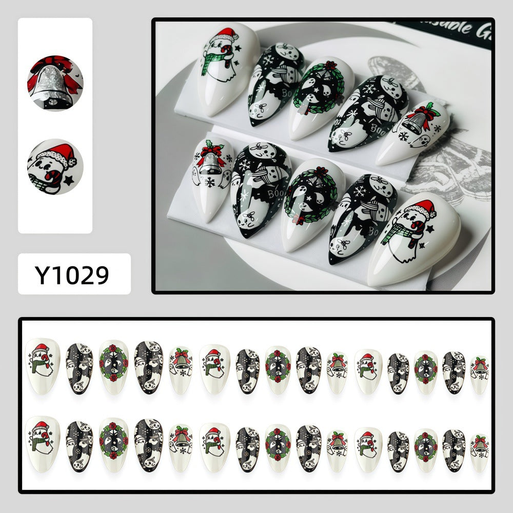Artificial nails with Christmas design Kalsten