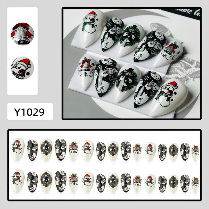 Artificial nails with Christmas design Kalsten