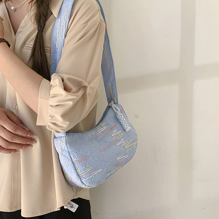WoTextured Fabric Shoulder Bag Kalsten