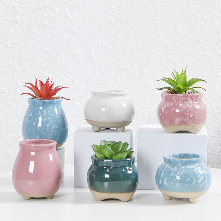 Contemporary Curved Ceramic Vase Kalsten