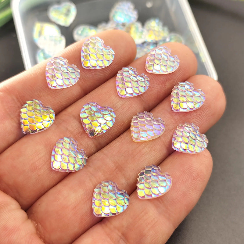 Heart-shaped 3D decorative stones Kalsten
