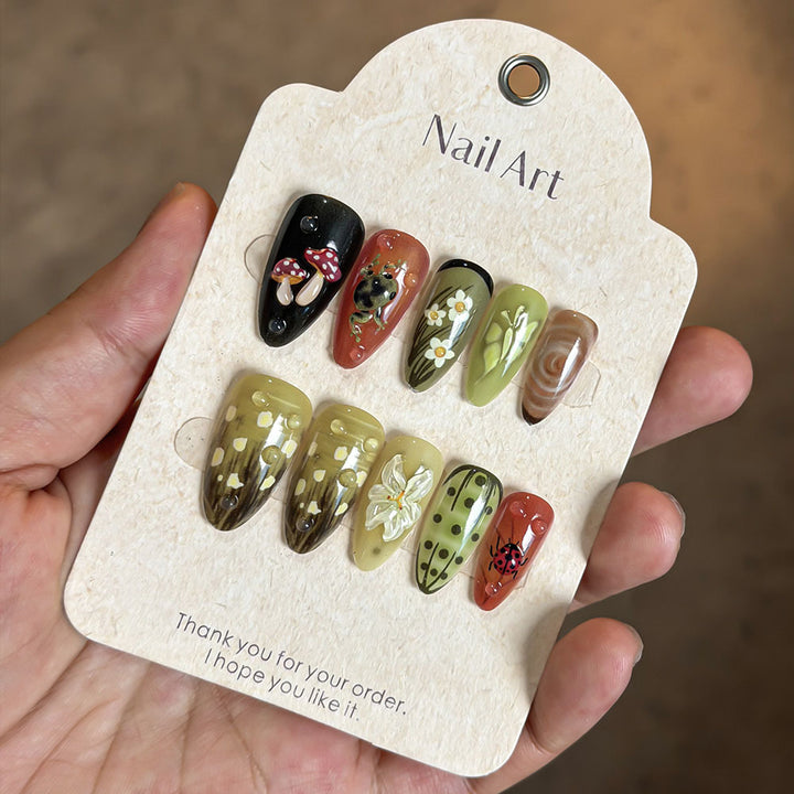 Artistic Themed Press-On Nail Set Kalsten 1787294329