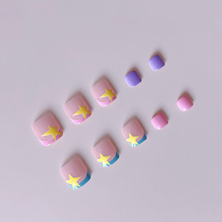 Nail art set with vibrant colors and creative designs Kalsten