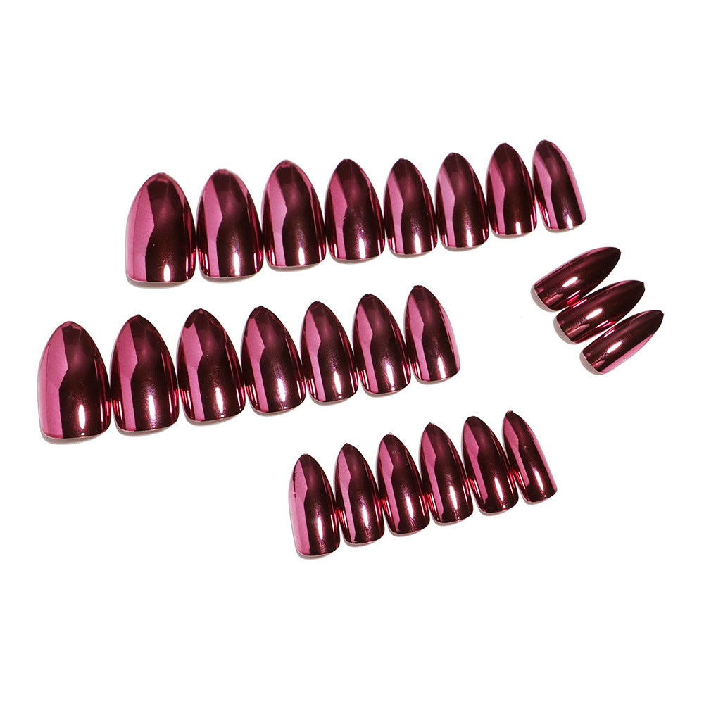 Premium Glossy Almond-Shaped Press-On Nails Kalsten 1787225060