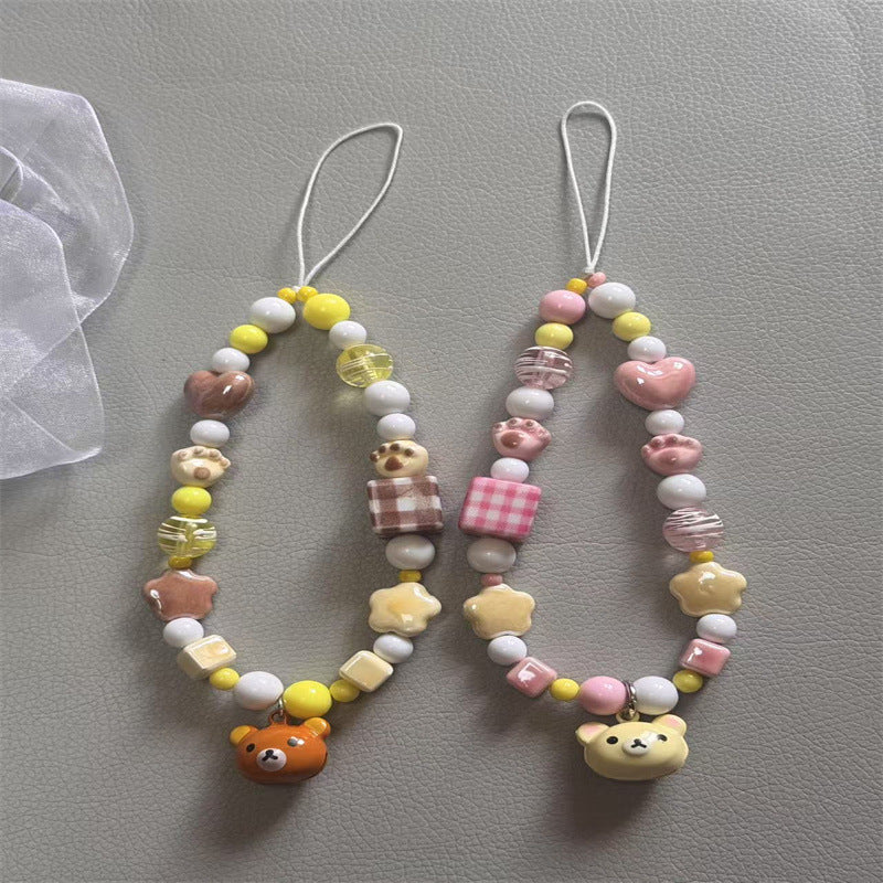 Cute Themed Beaded Charm Necklace Kalsten
