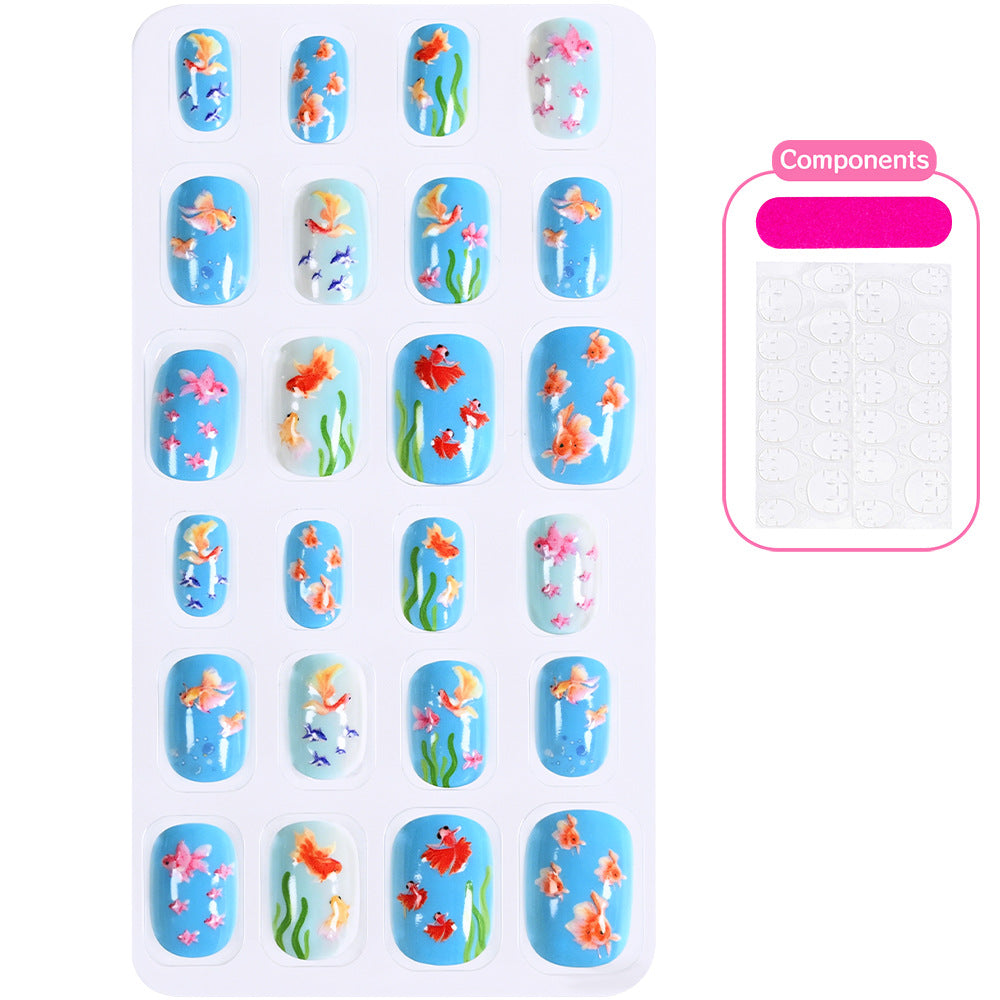 Creative Cartoon-Themed Press-On Nail Collection Kalsten