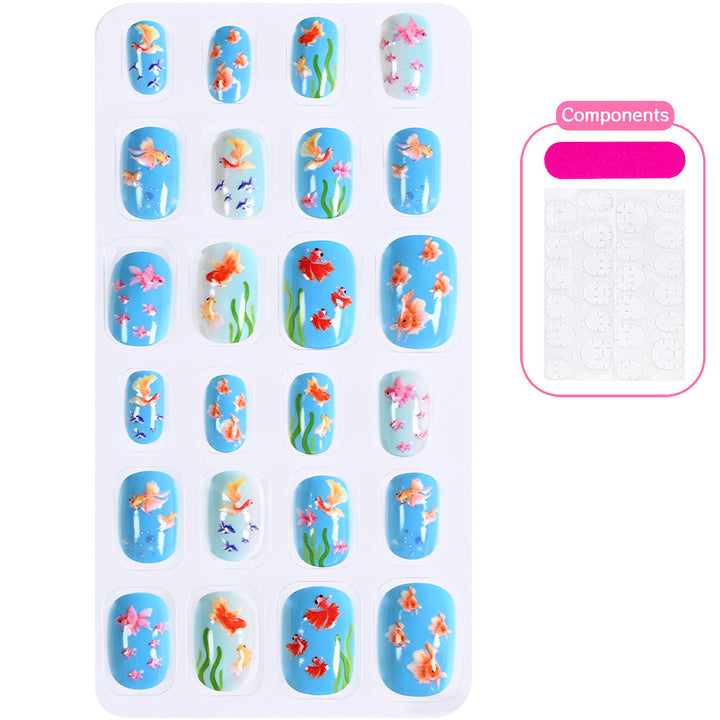 Creative Cartoon-Themed Press-On Nail Collection Kalsten