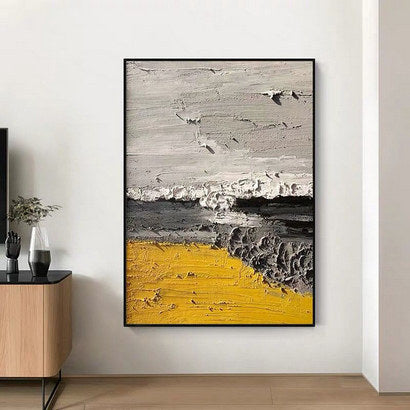 Abstract Textured Wall Art for Interiors