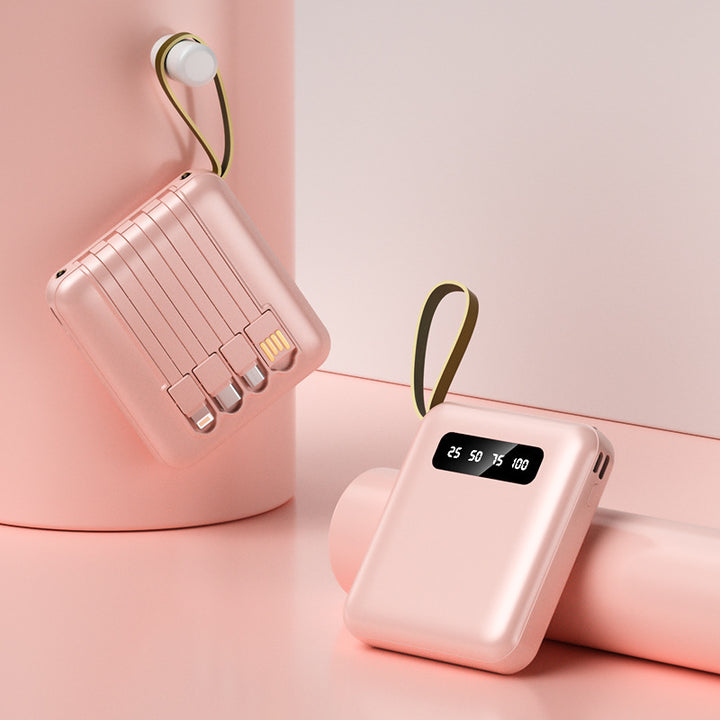 Multifunctional Power Bank with Integrated Cable System Kalsten