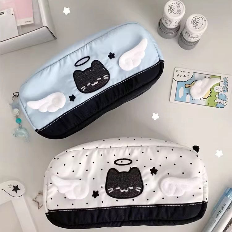 Cute Cat-Themed Multi-Functional Pouch