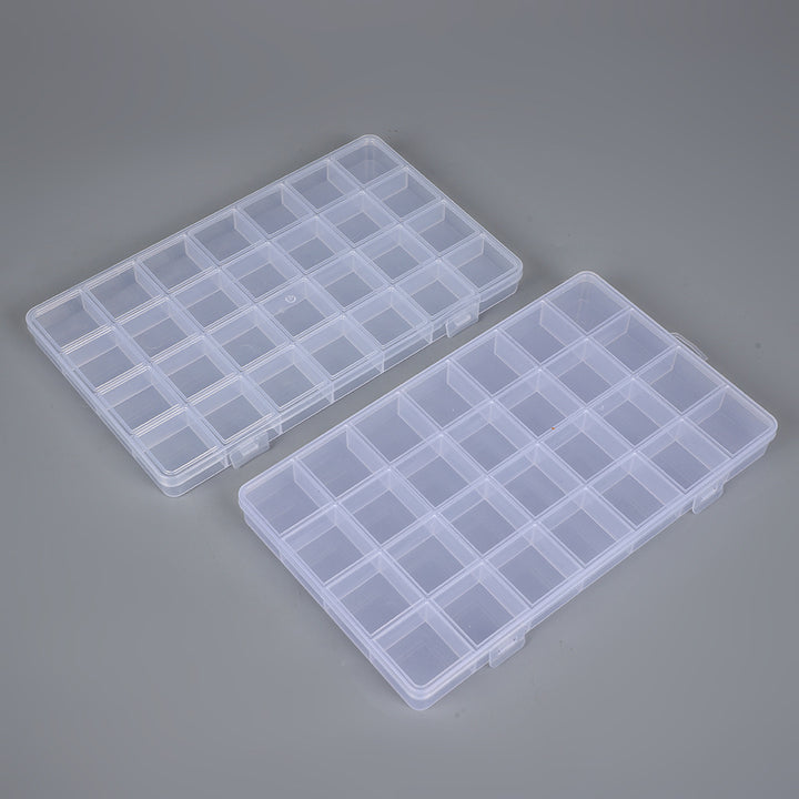 Transparent Multi-Compartment Storage Organizer Box Kalsten