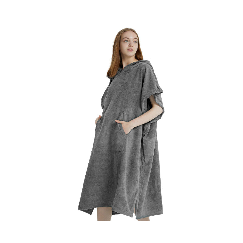 Women's Cozy Hooded Bathrobe Kalsten