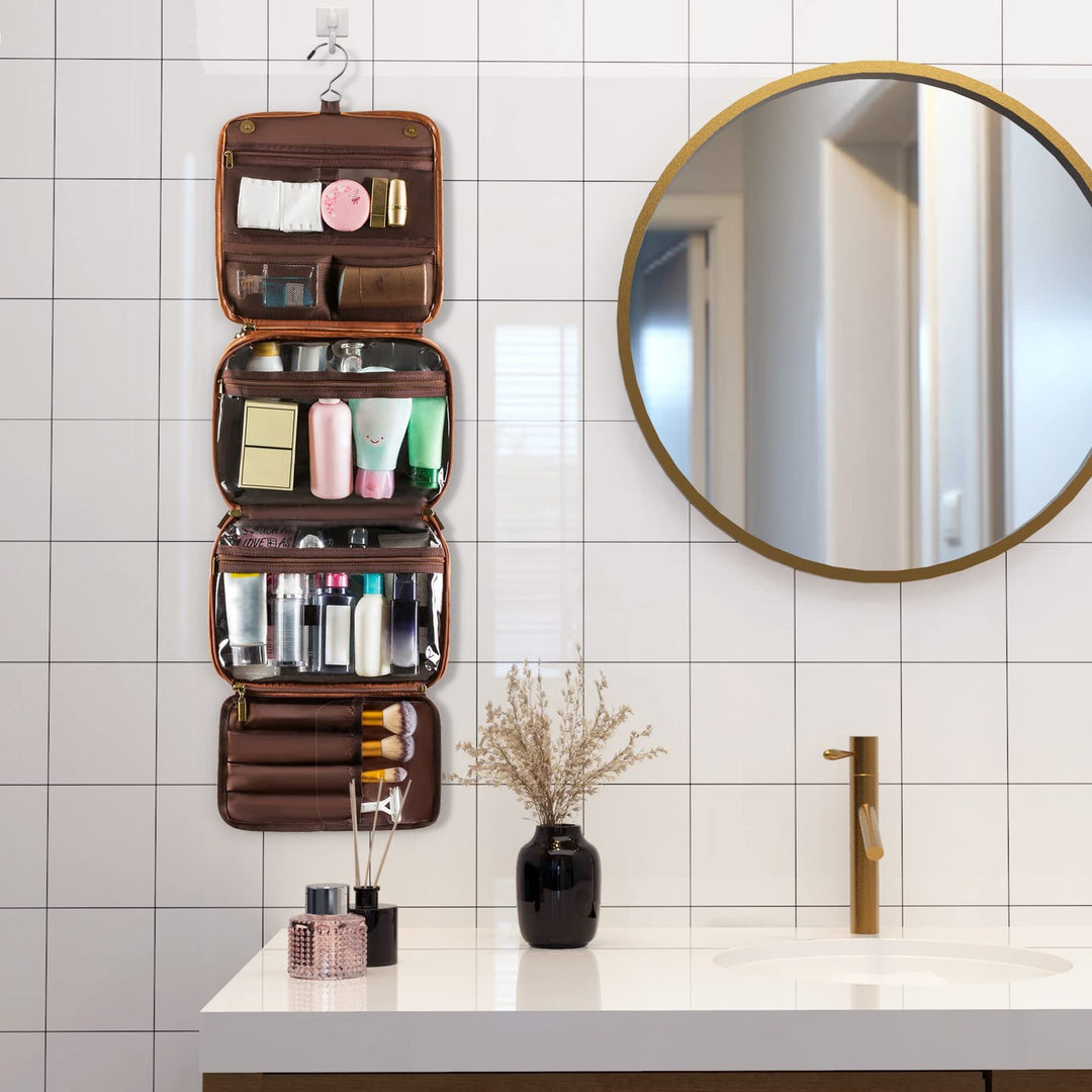 Practical toiletry bag organizer with hooks and pockets Kalsten