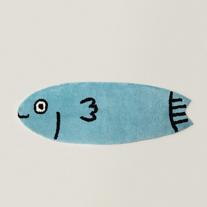 Surfboard-Shaped Decorative Bath Mat Kalsten