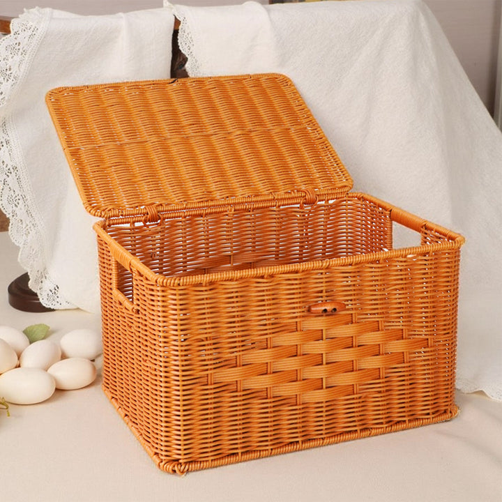Versatile Natural Woven Storage Chest Kalsten