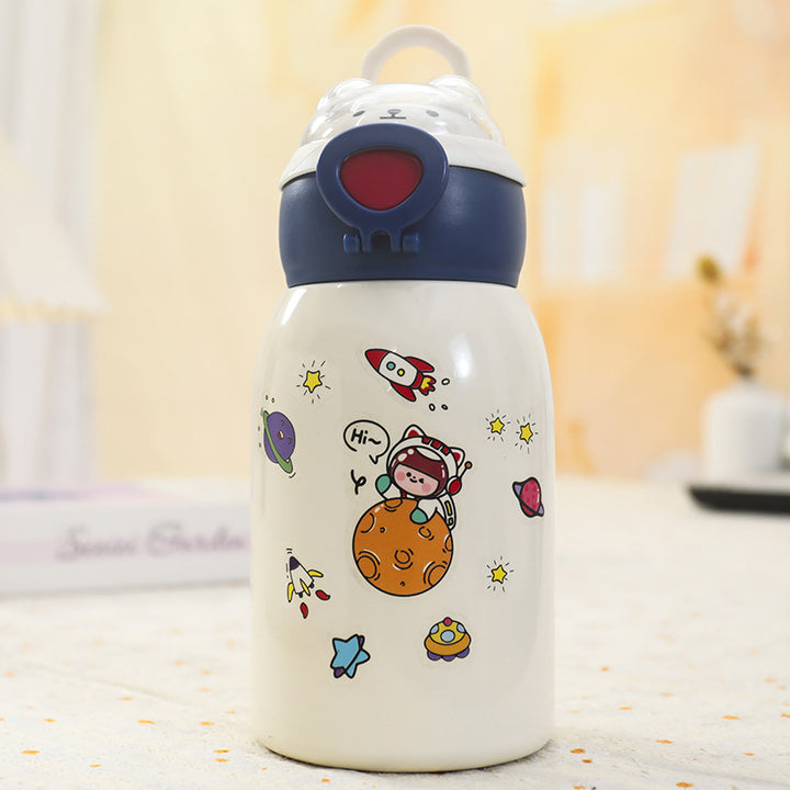 Ladies Insulated Drinking Bottle in Intergalactic Astronaut Design Kalsten
