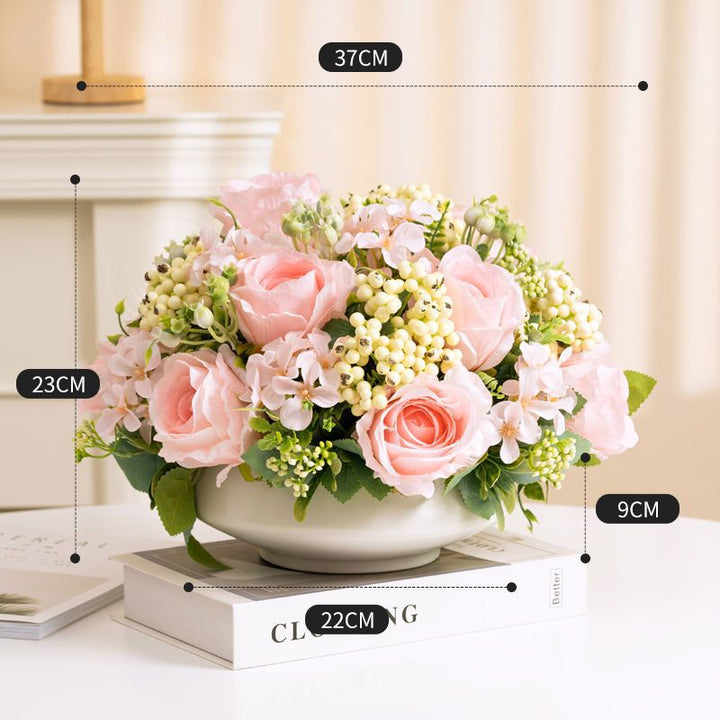 Lifelike Decorative Floral Centerpiece