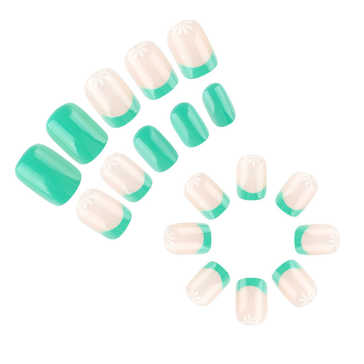 Elegant Floral Design Press-On Nail Set Kalsten