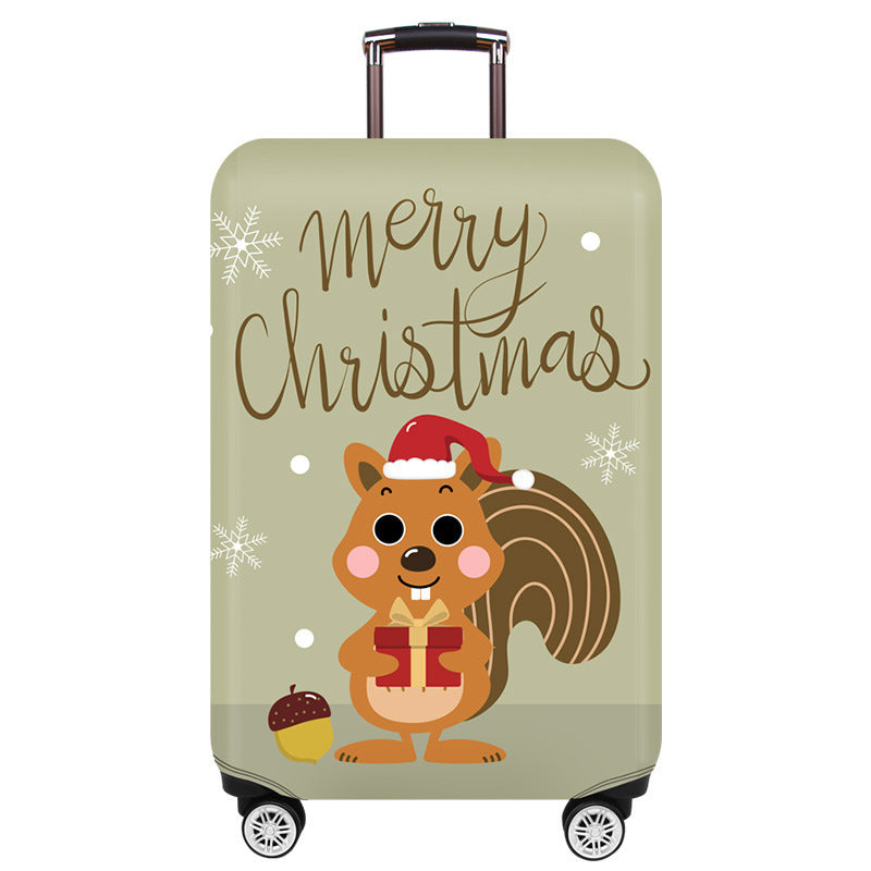 Women's Hardshell Suitcase with Cute Christmas Design Kalsten