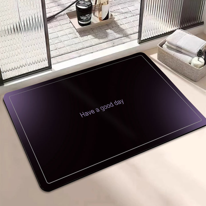 Motivational Phrase Bath Mat Kalsten